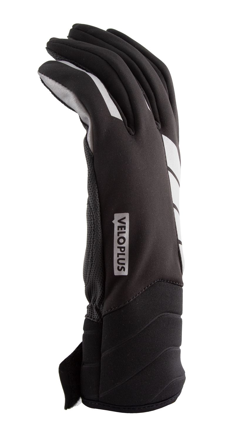 BEAM reflektierende Unisex-Thermo-Handschuhe / schwarz / XS=6