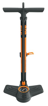 Standpumpe Airkompressor Compact 10.0 / schwarz-orange