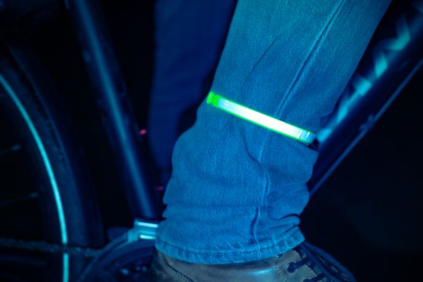 TROUSER CLIP reflektierende Hosenspangen / gelb