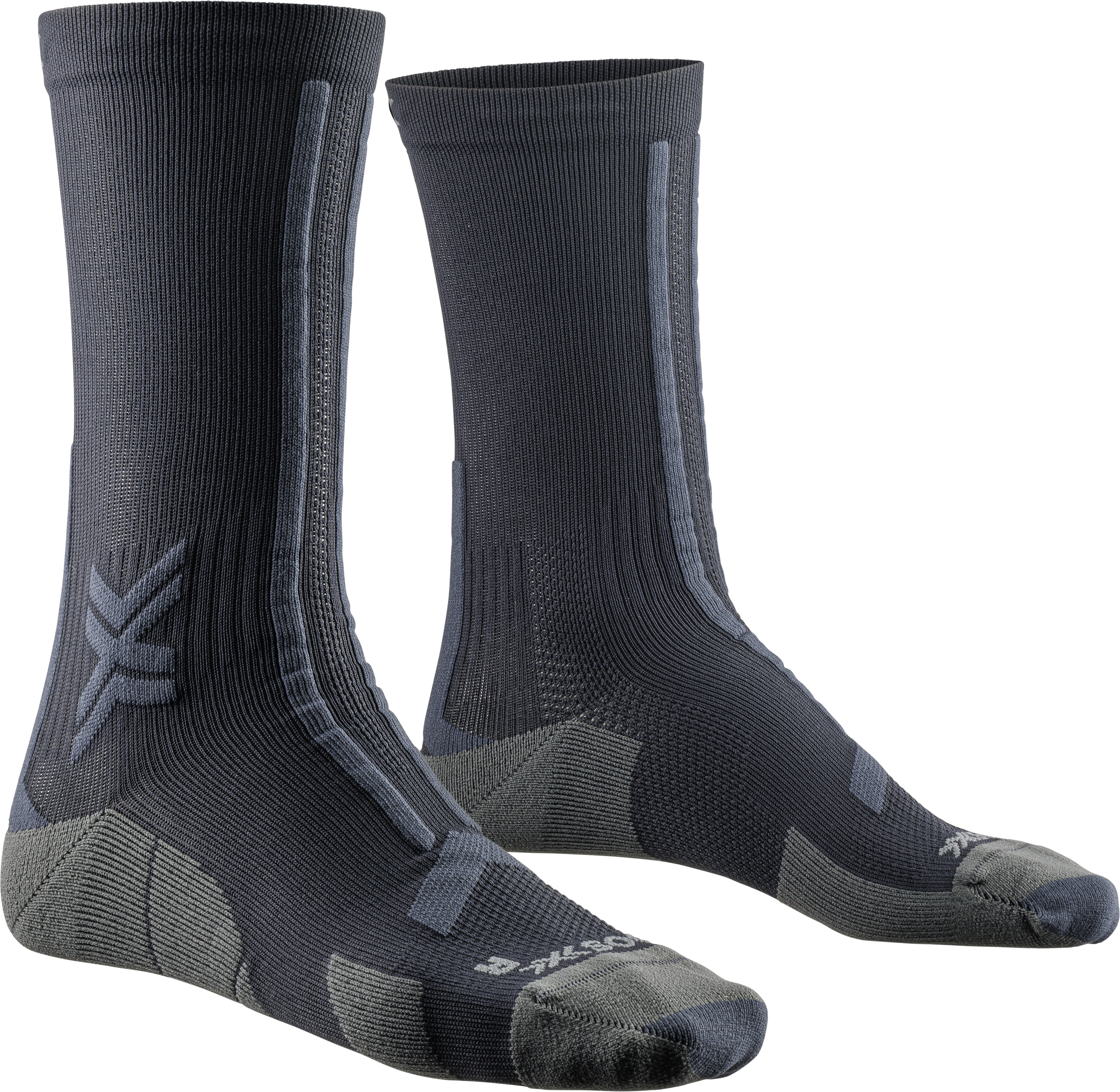 Men Trail Run Discover Crew / black charcoal / 42-44