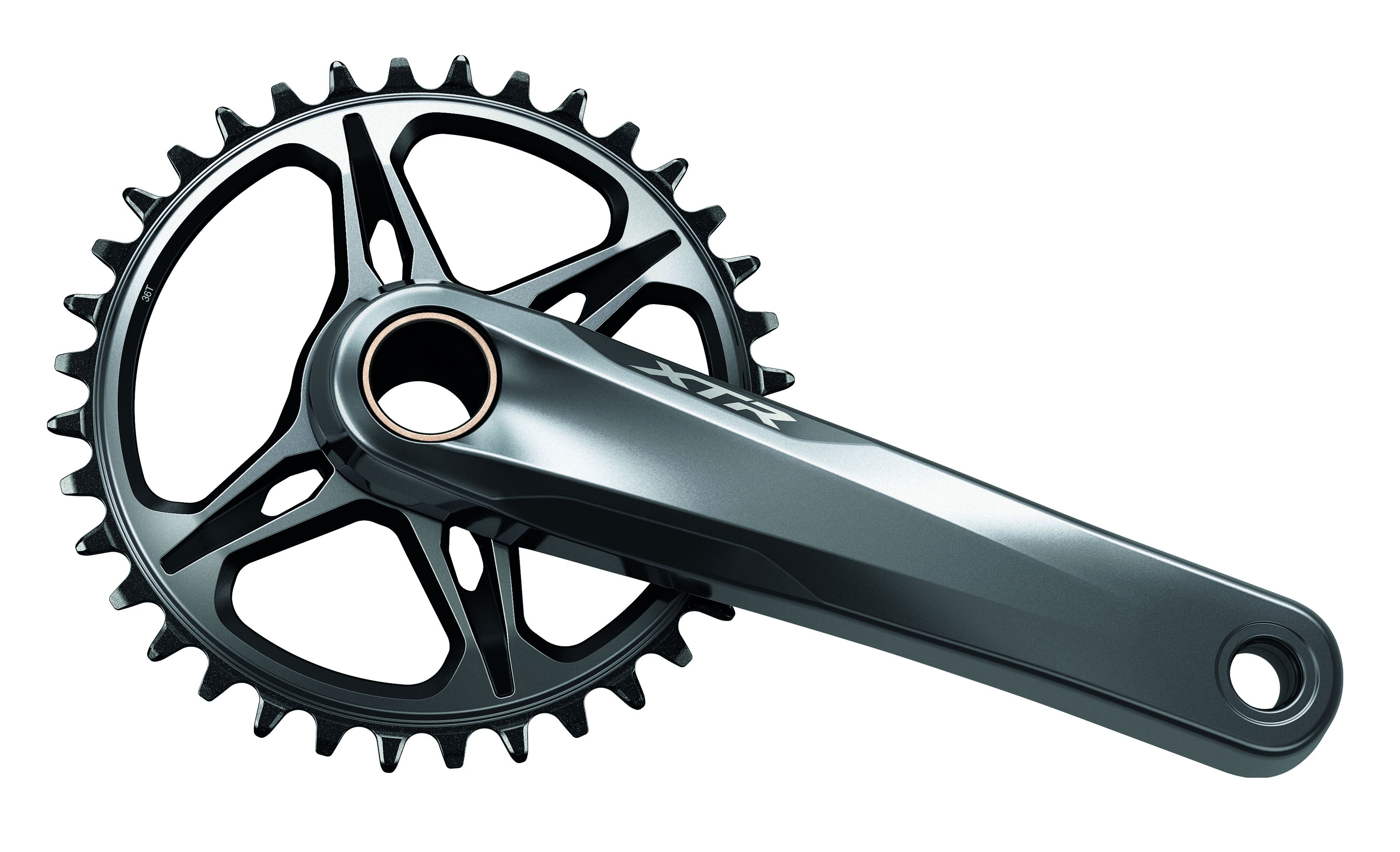 Kettenradgarnitur XTR FC-M9120 Single 12-Gang / grau / 165 mm