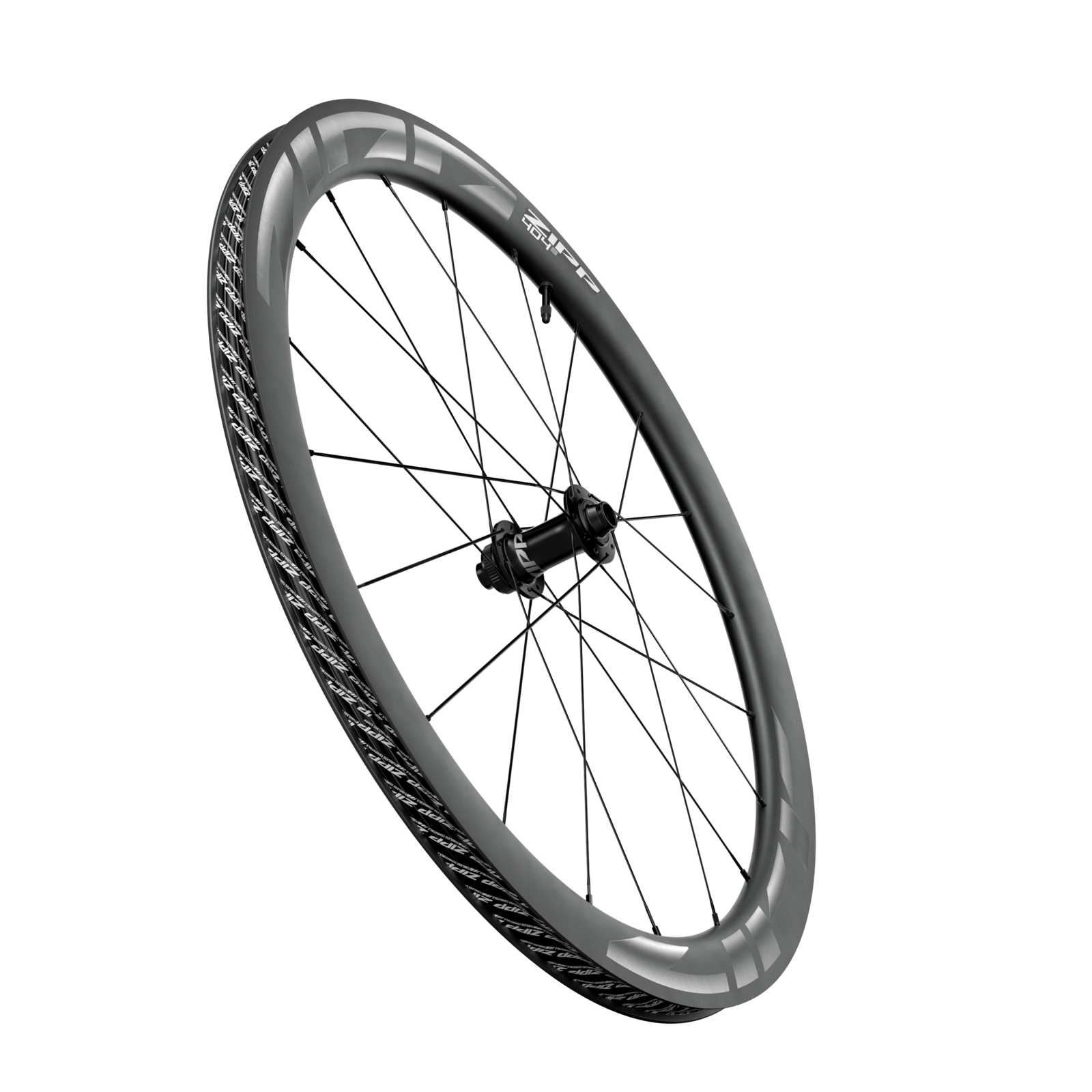 404 S Tubeless Disc-Brake Front Wheel / grey / 700C/'12X100