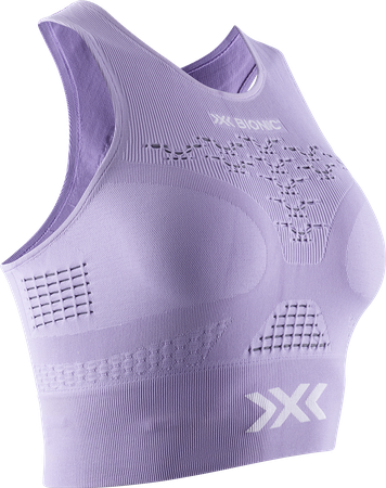 Women Energizer 4.0 Fitness Crop Top / bright lavender white / L