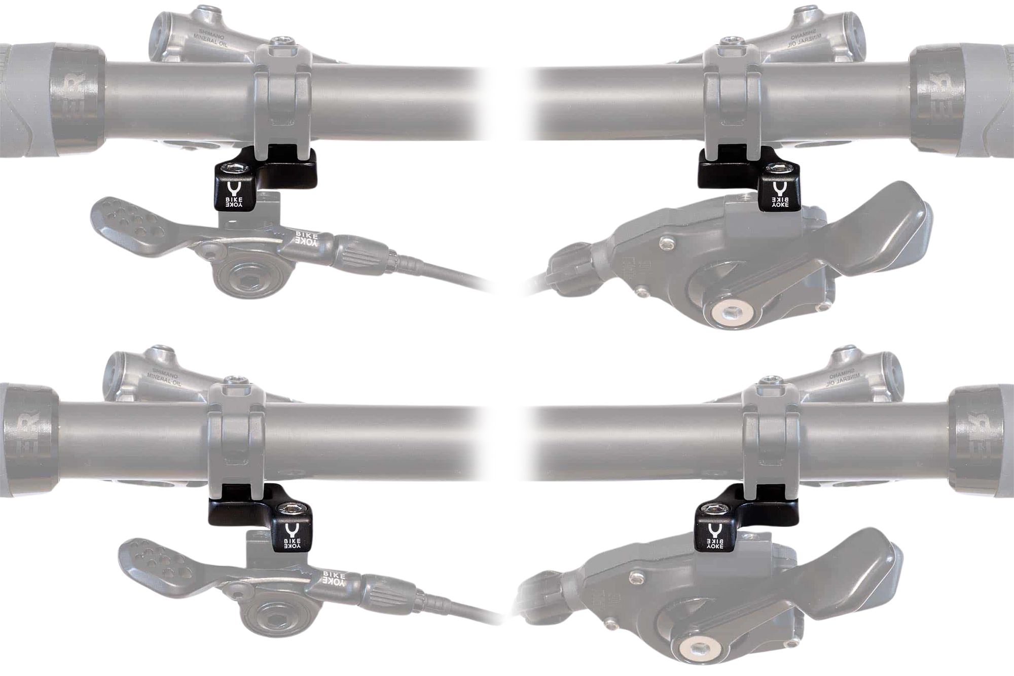 I-SPEC EV ADAPTER für Remotes, SRAM Trigger/Shimano I-Spec EV Bremshebel / black / links