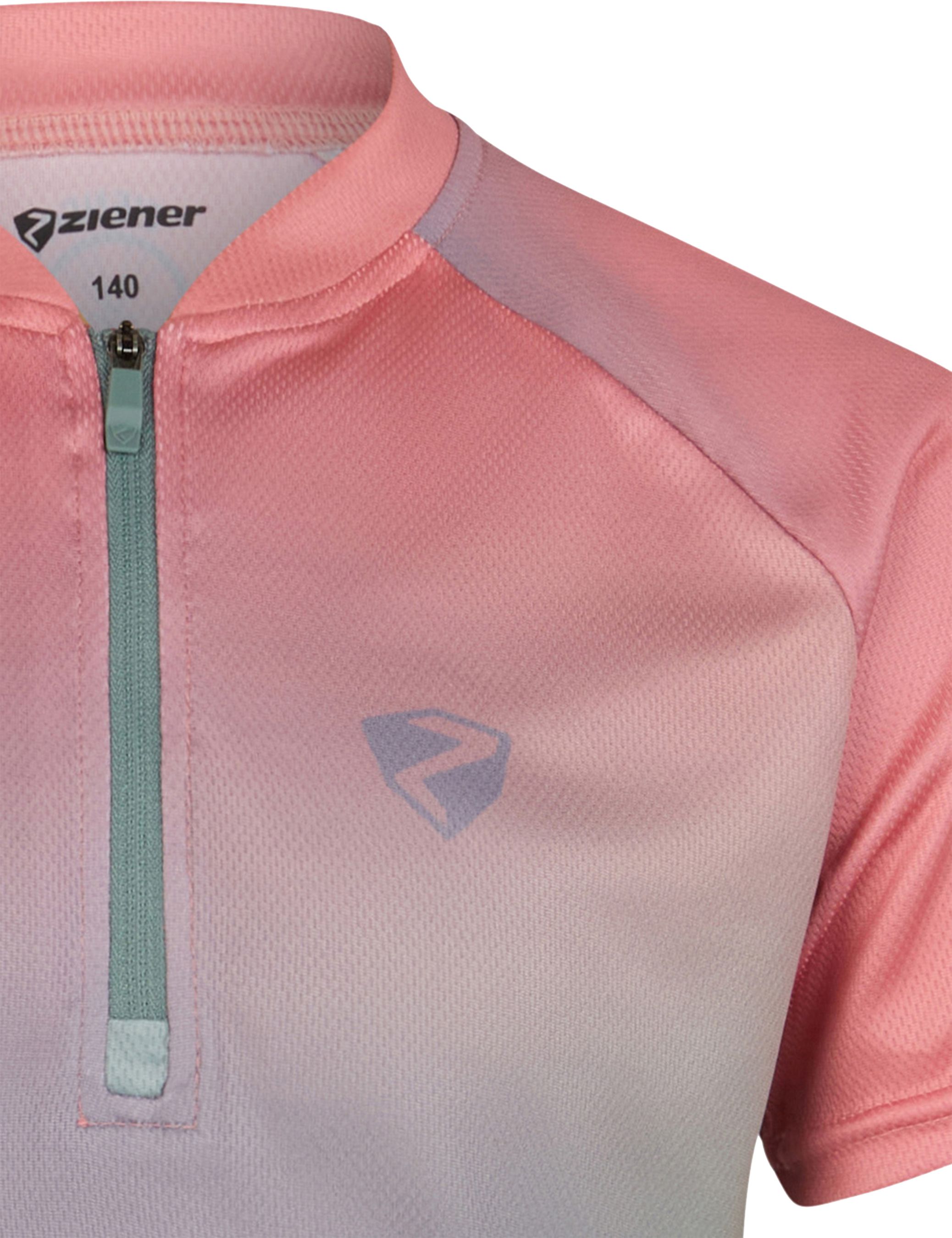 NESTEL Kinder-Kurzarmtrikot / deep mauve / 116