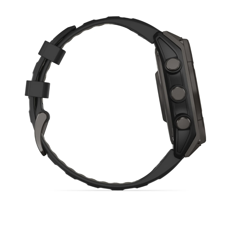 FENIX 8 SOLAR SAPPHIRE Multisportuhr / carbongrau / 47mm Sapphire, 22mm Armband