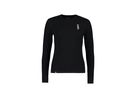 CASCADE Damen-Merino-Langarmshirt / black / M