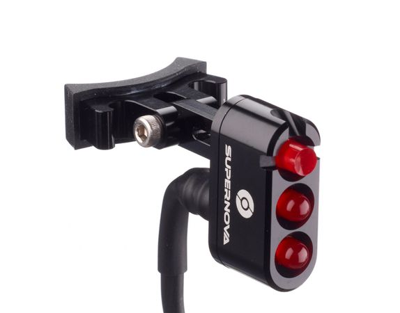 E3 TAILLIGHT 2 Sattelstützenmontage 12V / schwarz