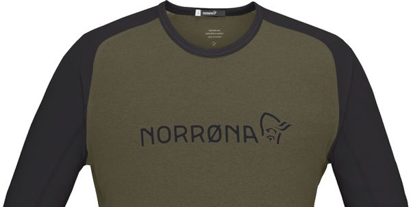 FJØRÅ  EQUALISER Herren-Langarmshirt / olive night / M