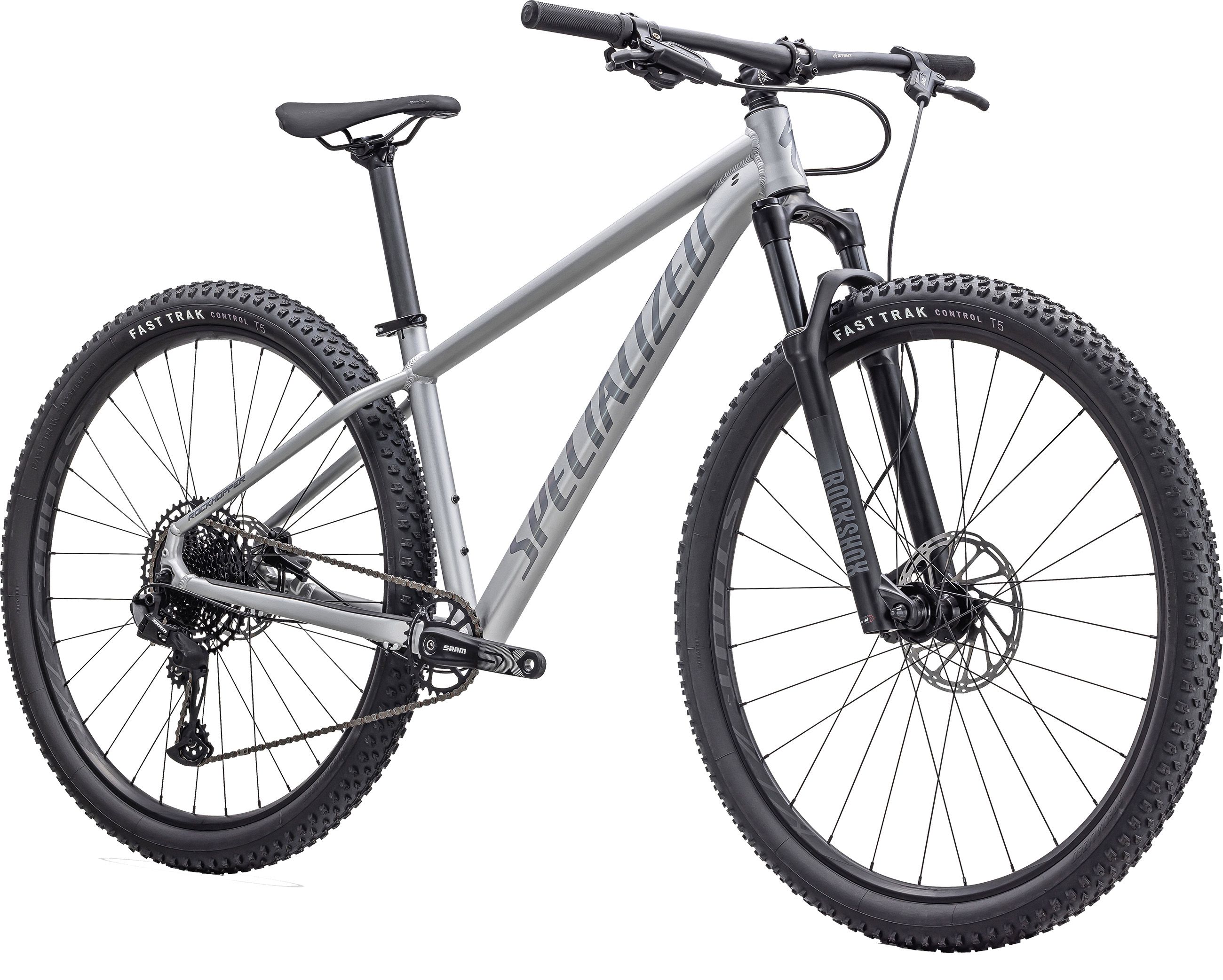 ROCKHOPPER EXPERT 27.5 Jugendvelo / satin silver dust smoke / S
