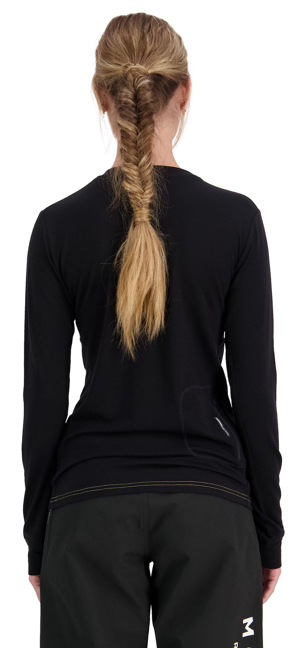 REDWOOD ENDURO Damen-Langarmshirt / limelight camo/black / L