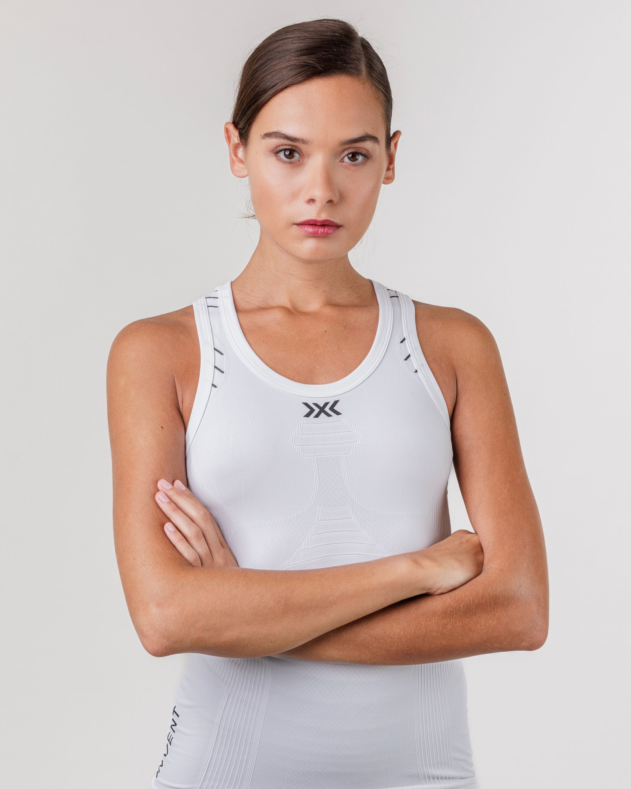 Women Invent 4.0 LT Singlet / Arctic White/Dolomite Grey / XL