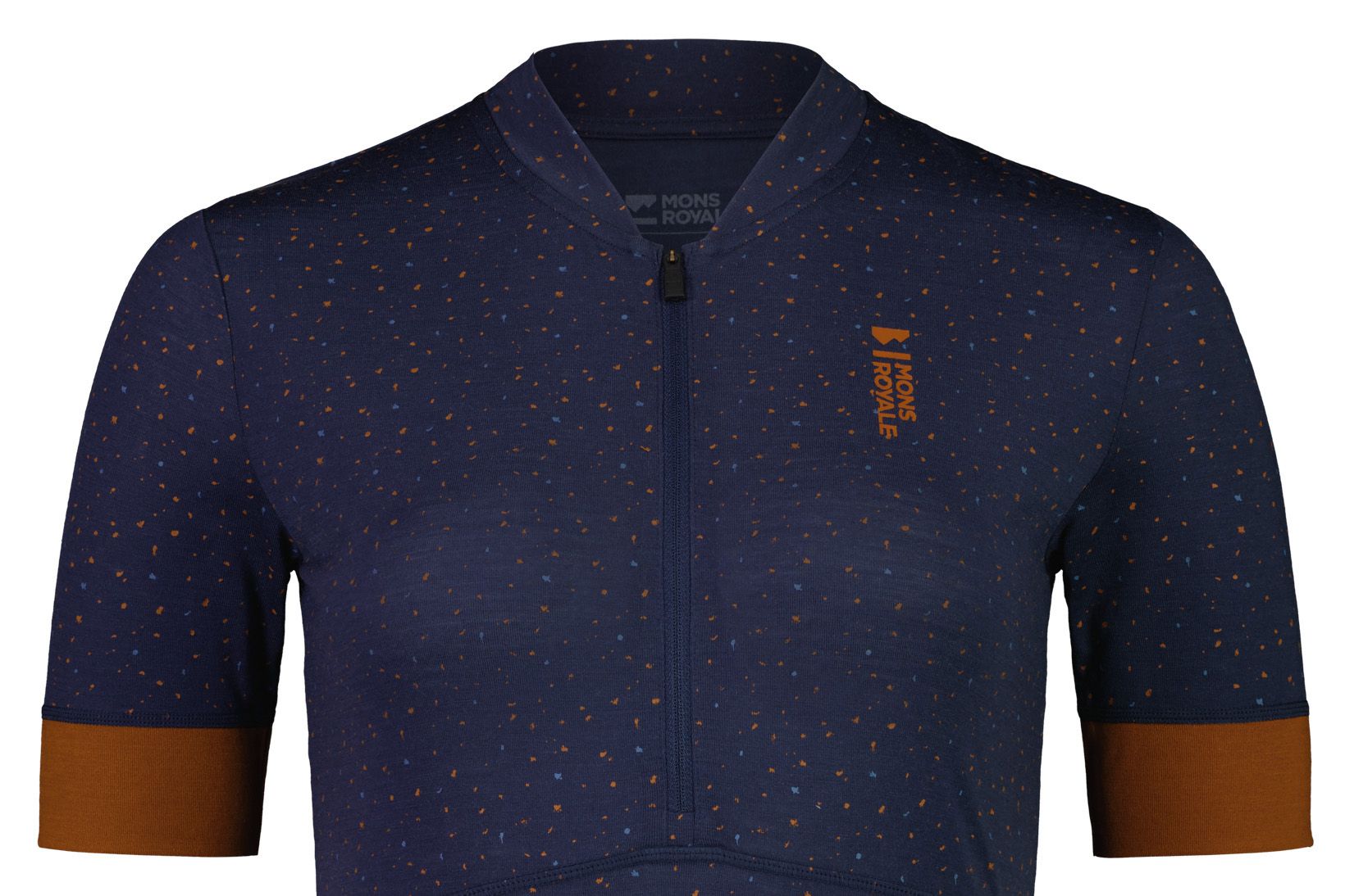 CADENCE Damen-Kurzarmtrikot / midnight terrazzo / S