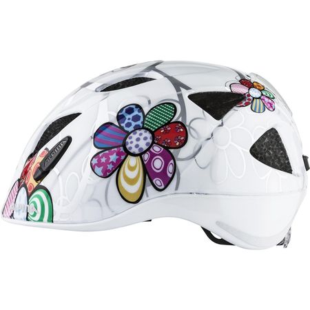 XIMO FLASH Kinderhelm mit Blinklicht / weiss / 45-49cm