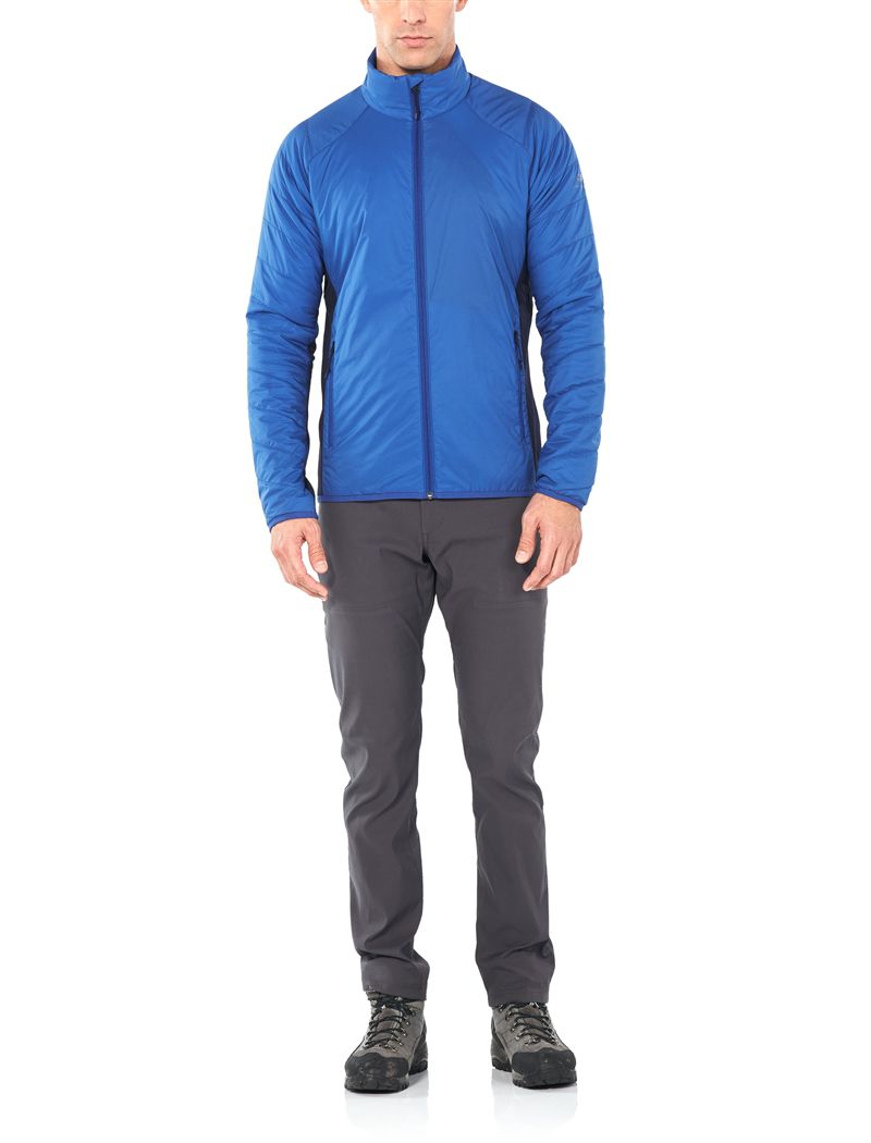 HYPERIA HYBRID Herren-Loftjacke / blau / S