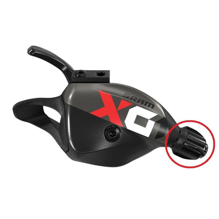 Trigger Shifter Barrel Adjuster for Eagle 12SP / black