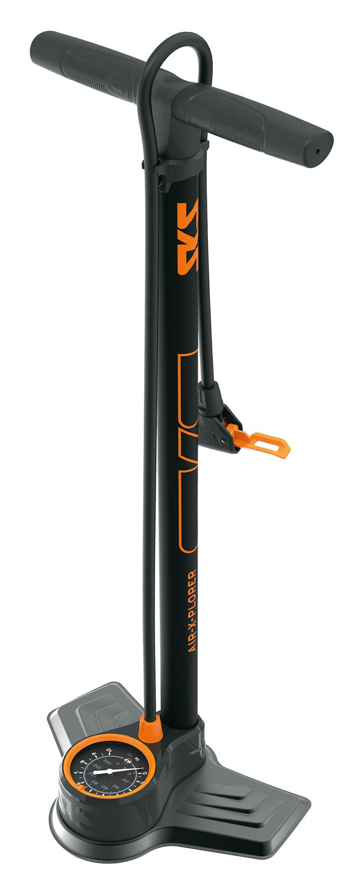 Standpumpe Air-X-Plorer 10.0 / schwarz-orange