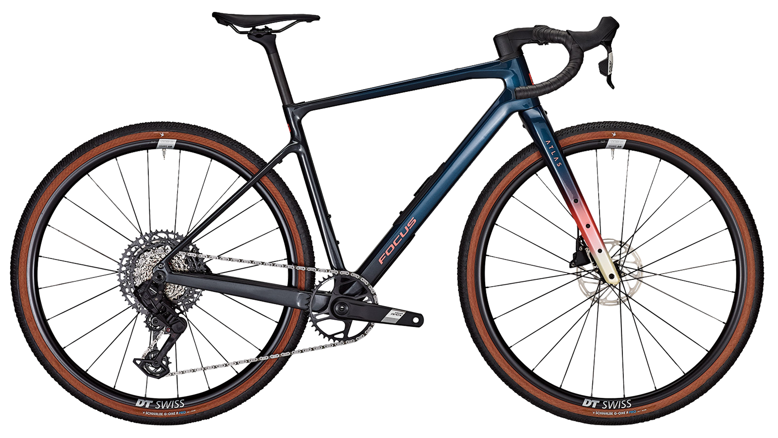 ATLAS 8.8 Gravelbike / Azurblue/Diamondblack / M