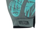 DANIS GEL Damen-Kurzfingerhandschuh / blue turquoise / XS=6