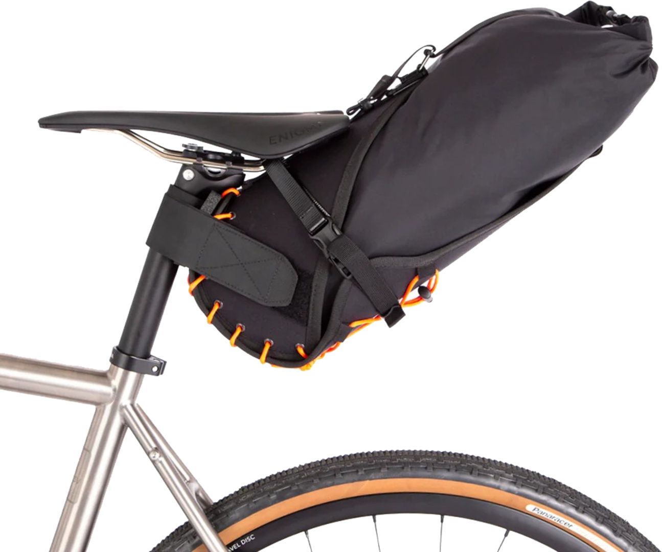 Saddle Bag 8 litres Orange / schwarz-orange / 40 x 16 x 16 cm, 8