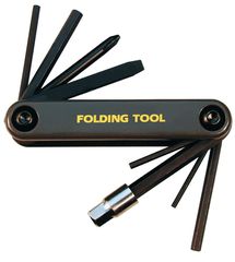 FOLDING TOOL, 9 Funktionen / schwarz / 9 Funktionen