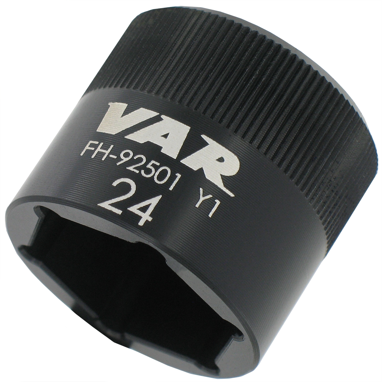 Steckschlüssel 6-Kant schwarz / schwarz / 24 mm