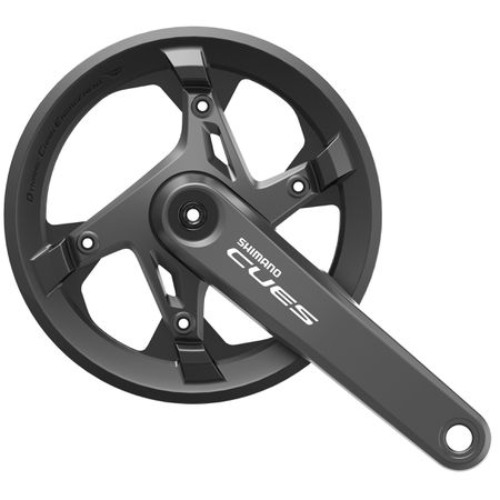 Kettenradgarnitur Cues FC-U6000 Single 9/10/11-Gang / schwarz / 175 mm, 42, 50, ja (einfach), nicht kompatibel