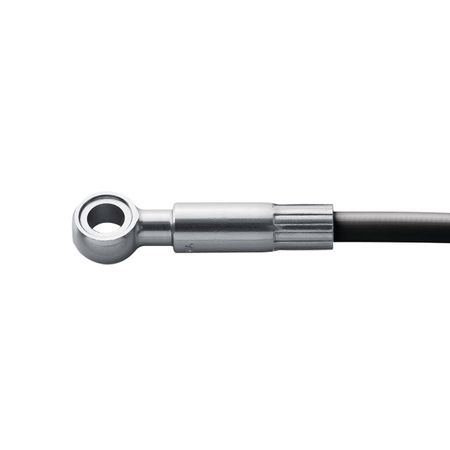 SM-BH90SBLS Bremsleitungs-Set mit langem Kühlelement für 4-Kolben-Bremsen / schwarz / 1700mm