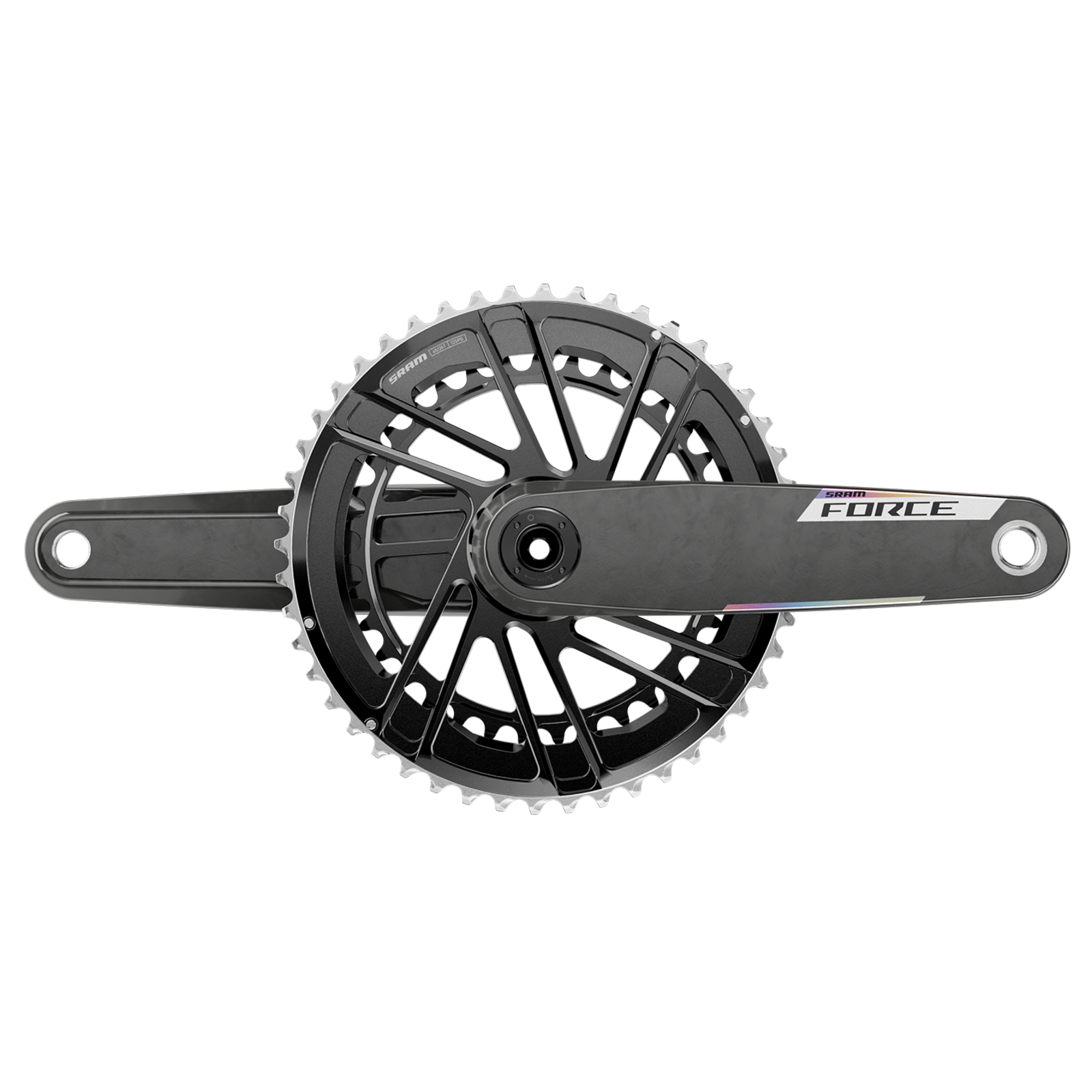 MY26 Crankset Force AXS 2x DUB / black/iridescent / 170mm/50/37t