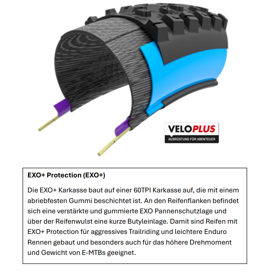 DISSECTOR EXO+ MTB-Reifen / schwarz / 29" x2.60, 66-622