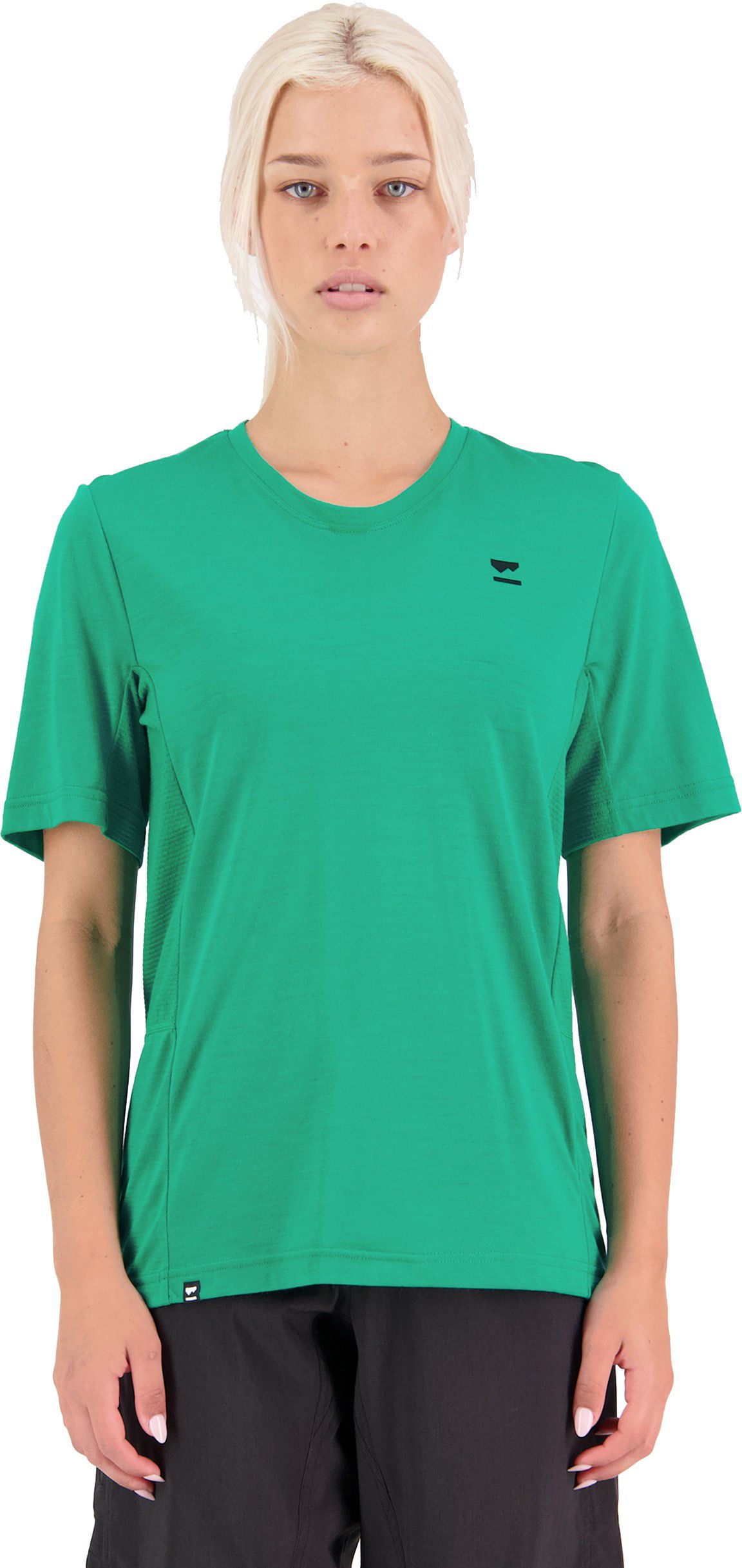 TARN Damen-Merino-Kurzarmshirt / pop green / L