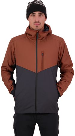 ARETE MERINO Herren-Loftjacke / dark copper/back / XXL