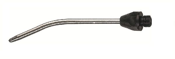 Verlängerungsdüse gebogen 110mm zu Ausblaspistole / silber