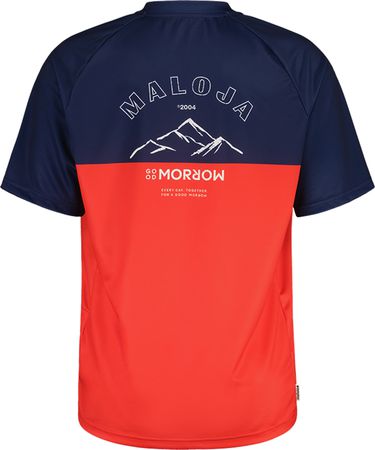 BARETTIM Herren-Kurzarmtrikot / fire red multi / S