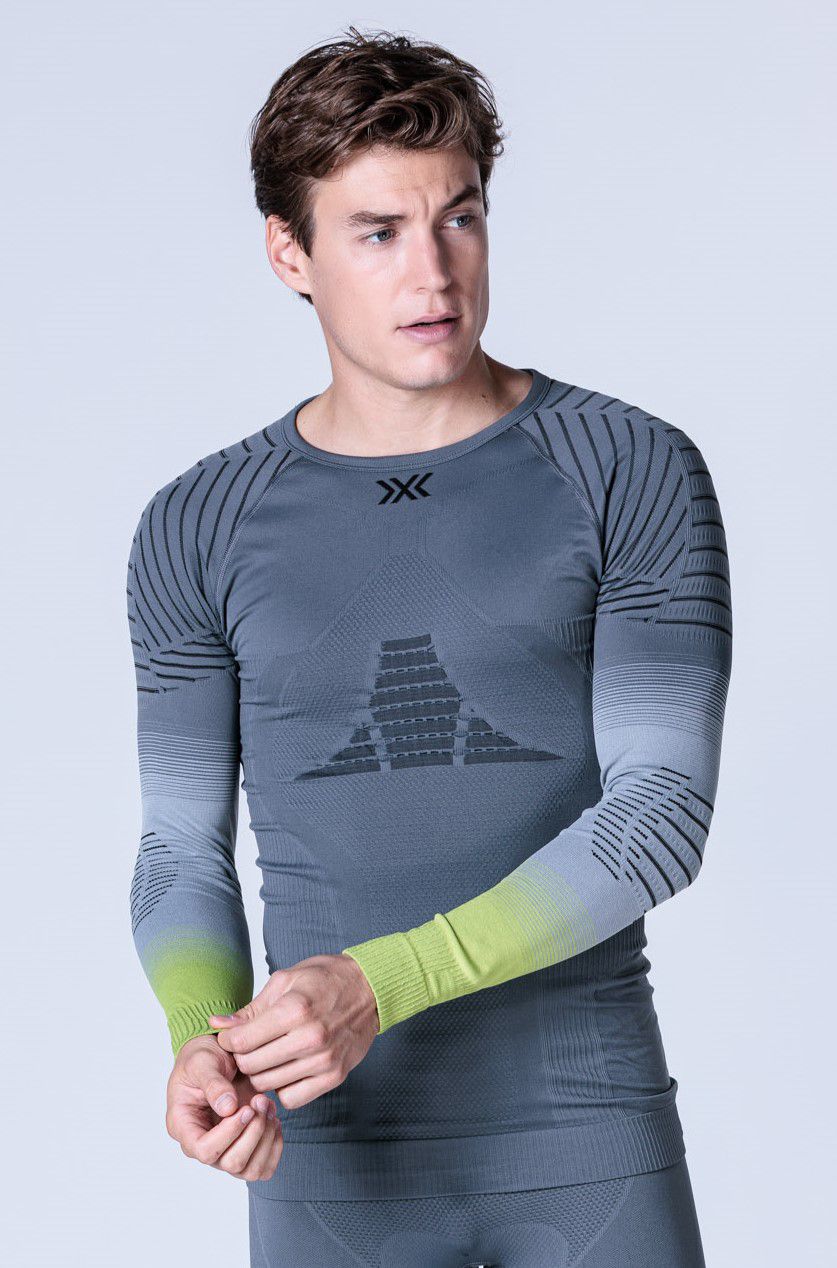 Men Invent FX Shirt LS / rhino grey light grey canary / XL