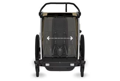 THULE CHARIOT CROSS 2 Gen. 2 Kinderanhänger / alu/faded khaki