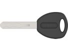 Abus Kettenschloss Goose Lock 4204K ohne Halter / flint / 1100 mm
