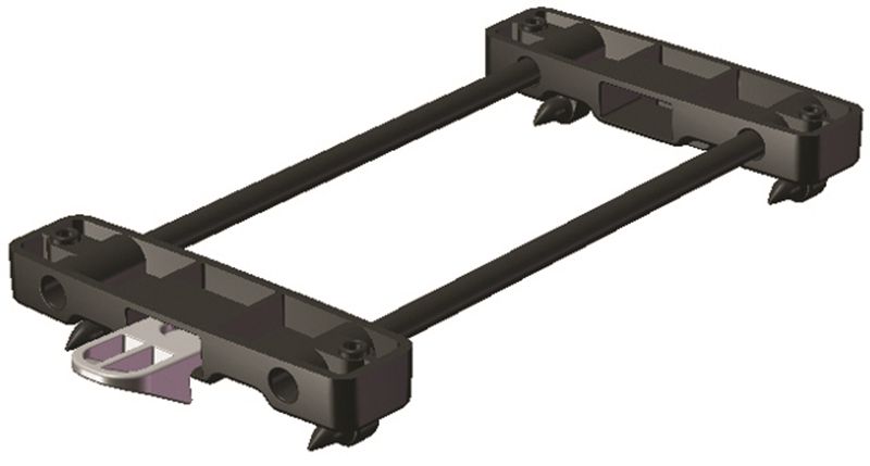 SNAP-IT System-Adapterplatte / grau