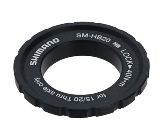 CENTERLOCK LOCKRING mit Aussenverzahnung für Steckachsen und Schnellspanner / schwarz