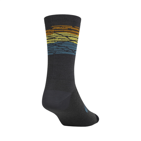 Seasonal Merino Sock / dark shadow horizon / S