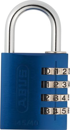 Abus Vorhangschloss 145 Code blue / blue / 77 mm, 40 mm, 6 mm
