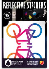 REFLEXSTICKER FAHRRÄDER reflektierende Kleber / rainbow