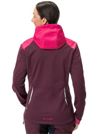 QIMSA Damen-Softshelljacke / cassis / 36