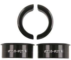BAR SHIM 31.8mm => 25.4mm / schwarz / 25.4mm