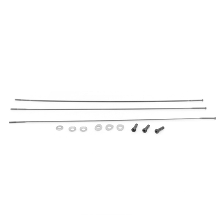 Spoke and Nipple 266mm CX-Ray Straight Pull Qty 3 / black