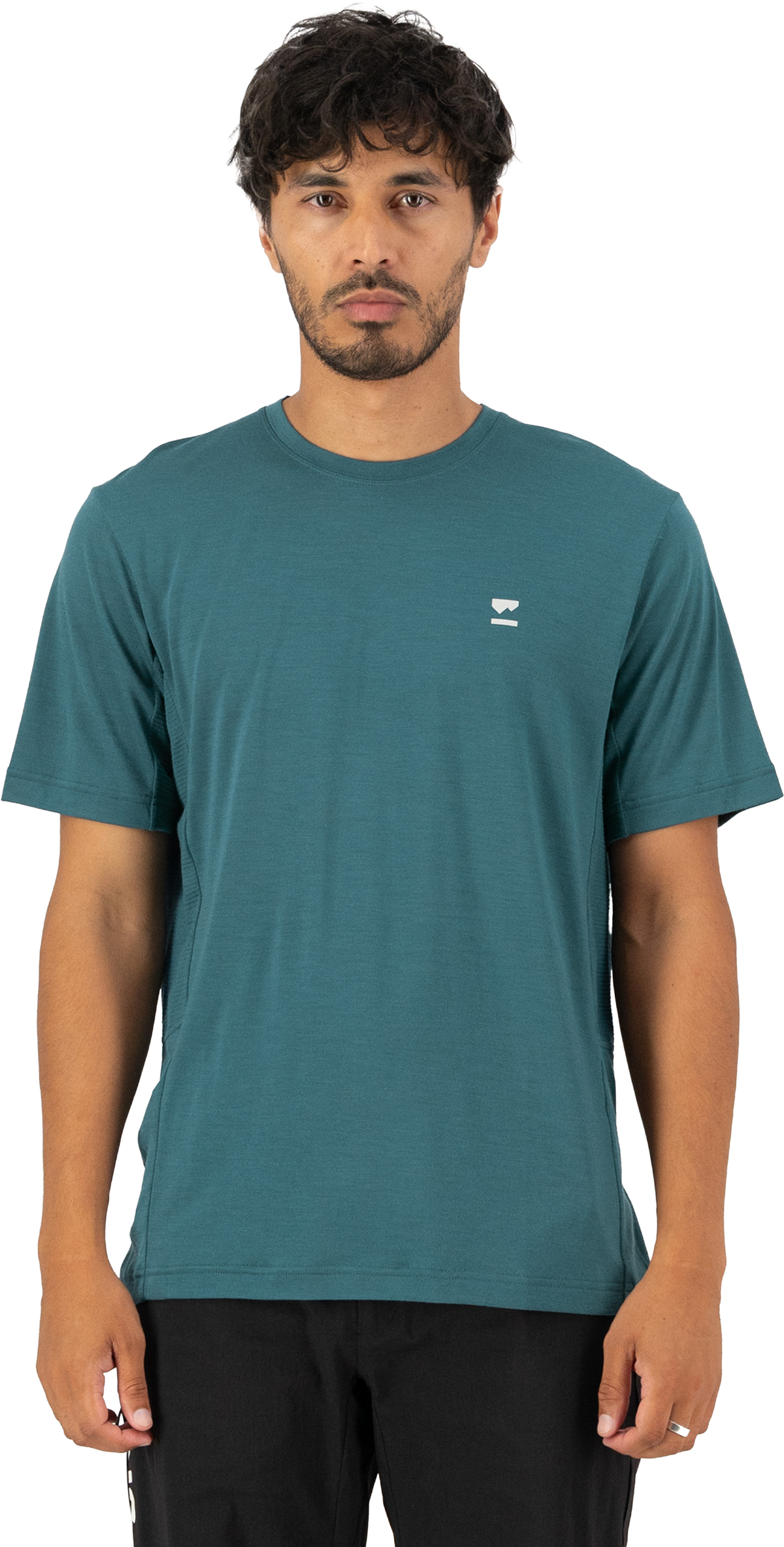 TARN Herren-Merino-Kurzarmshirt / abyss / S