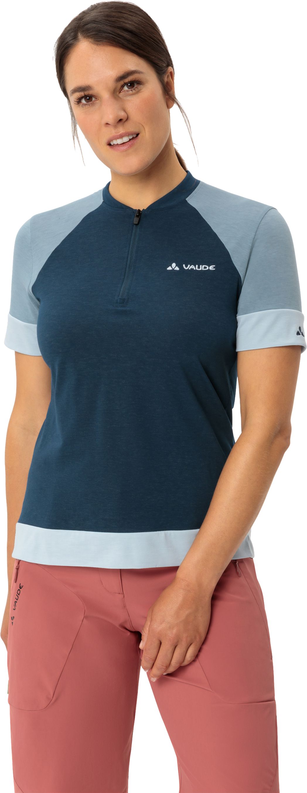 ALTISSIMO Q Damen-Kurzarmtrikot / dark sea/nordic blue / 38