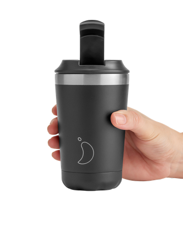Chilly's Original Coffee Cup 340ml / Monochrome Black