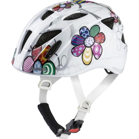 XIMO FLASH Kinderhelm mit Blinklicht / weiss / 45-49cm