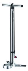 KOMPRESSOR Standpumpe aus Aluminium, 3" Manometer / silber